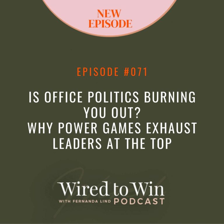 Is Office Politics Burning You Out? Why Power Games Exhaust Leaders at the Top
